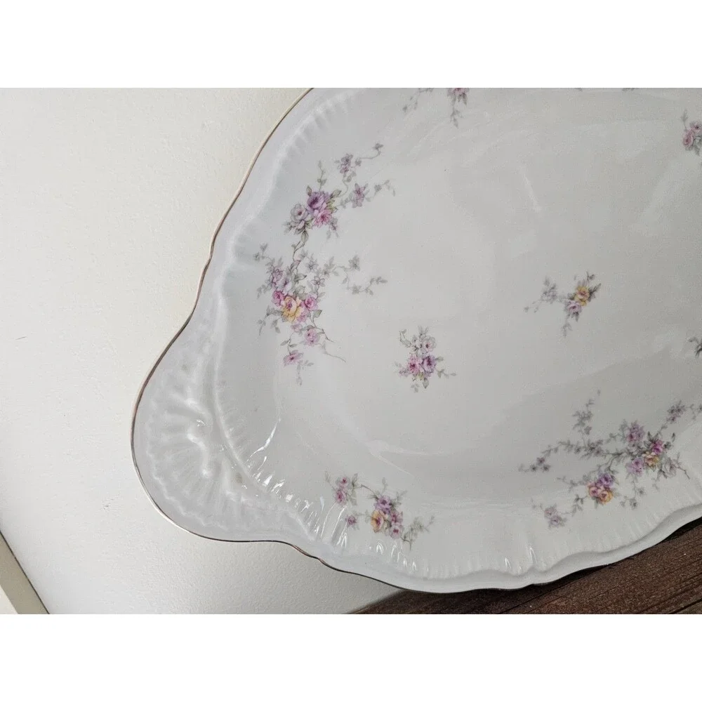 Theodore Haviland New York Oval Serving Platter Pattern Helene 16.5 Inches